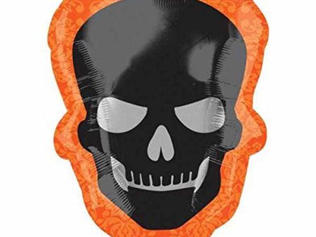 Sophisticated Halloween Skull Supershape Foil Balloon For Discount