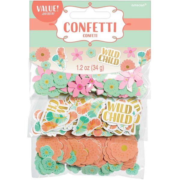 Boho Birthday Girl Confetti Value Pack 1.2oz For Discount