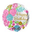 Botanical Birthday Foil Balloon 18in Online