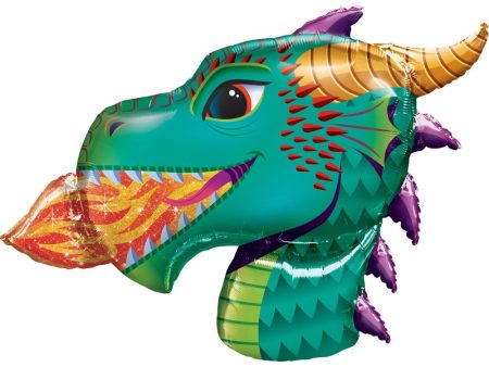 Dragon SuperShape Foil Balloon 91x63cm Online now