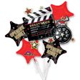 Hollywood Stars Balloon Bouquet 5pcs For Sale