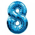 Number 8 Blue Foil Balloon 58x86cm Online