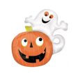 Ghost On Pumpkin Supershape Balloon Fashion