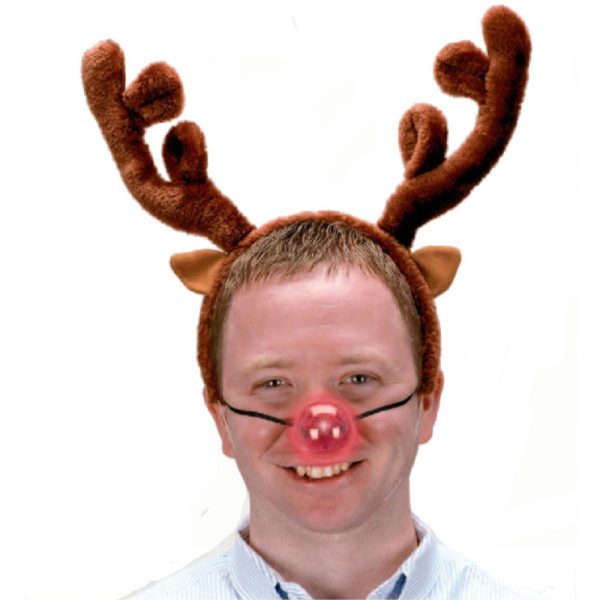 Reindeer Light Up Nose Discount