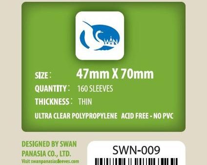 SWAN Sleeves - Card Sleeves (47 x 70 mm) - 160 Pack, Thin Sleeves Sale