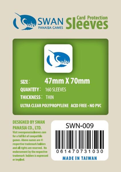 SWAN Sleeves - Card Sleeves (47 x 70 mm) - 160 Pack, Thin Sleeves Sale