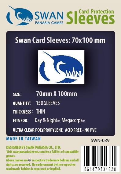 SWAN Sleeves - Card Sleeves (70 x 100 mm) - 150 Pack, Thin Sleeves Online now