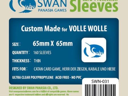 SWAN Sleeves - Card Sleeves (65 x 65 mm) - 160 Pack, Thin Sleeves Sale