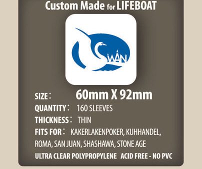 SWAN Sleeves - Card Sleeves (60 x 92 mm) - 160 Pack, Thin Sleeves - Standard Euro Online Hot Sale