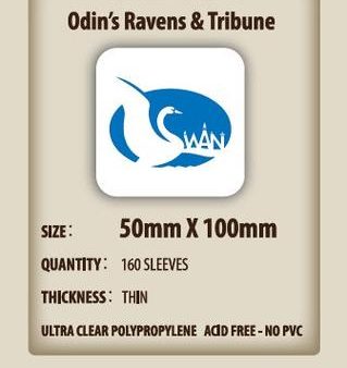 SWAN Sleeves - Card Sleeves (50 x 100 mm) - 160 Pack, Thin Sleeves Online Hot Sale